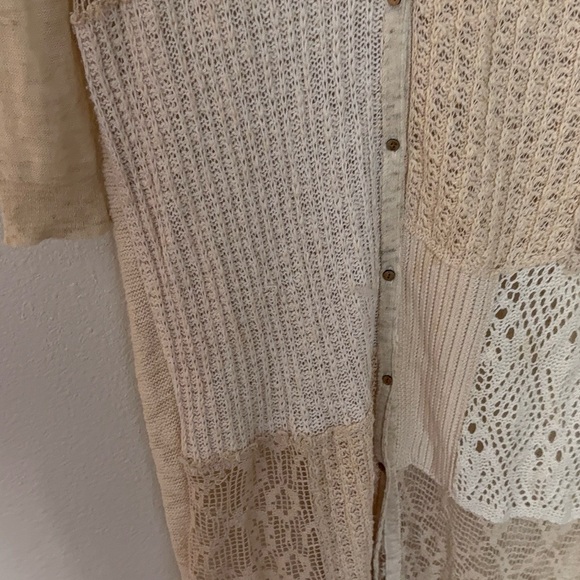 Free People Magic Dragon Patchwork Cardigan Sweater - Picture 6 of 11